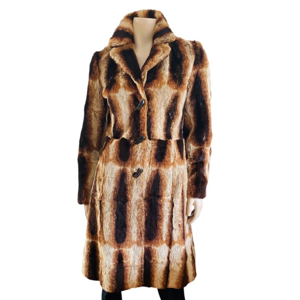 Raison d’Être genuine rabbit fur coat - size S
